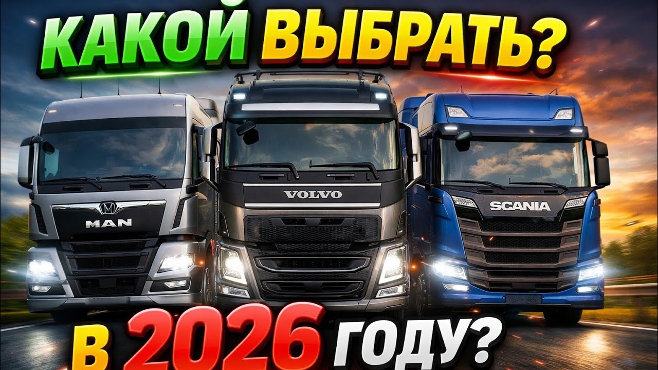КАКОЙ ГРУЗОВИК ВЫБРАТЬ В ETS2 В 2026 ГОДУ? | MAN vs VOLVO vs SCANIA