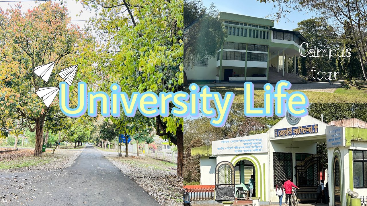 Dibrugarh University Campus tour