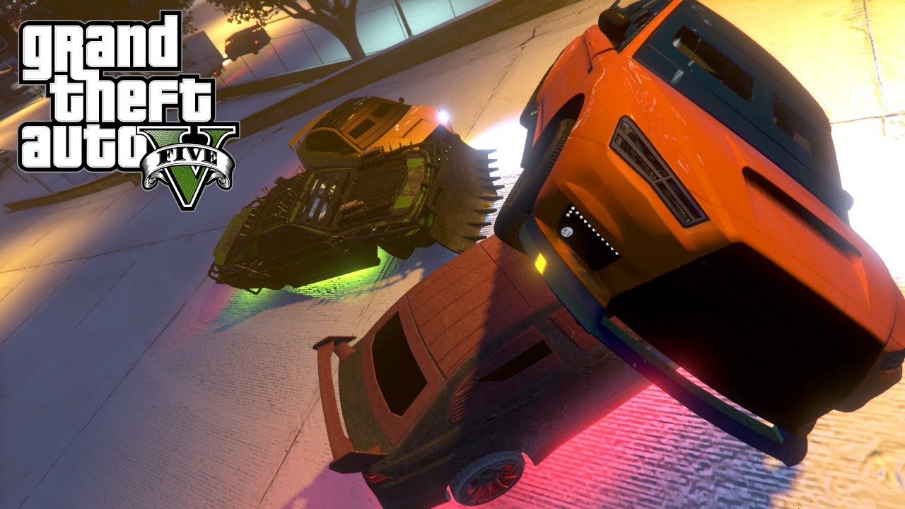 KURUMY VS SKACZĄCY DOMINATOR Z ARENY! GTA 5 Online Hogaty i EKIPA "DWA AUTA!" 