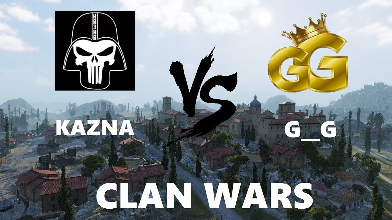 World of Tanks - KAZNA vs G__G - ABBEY - CLAN WARS #18