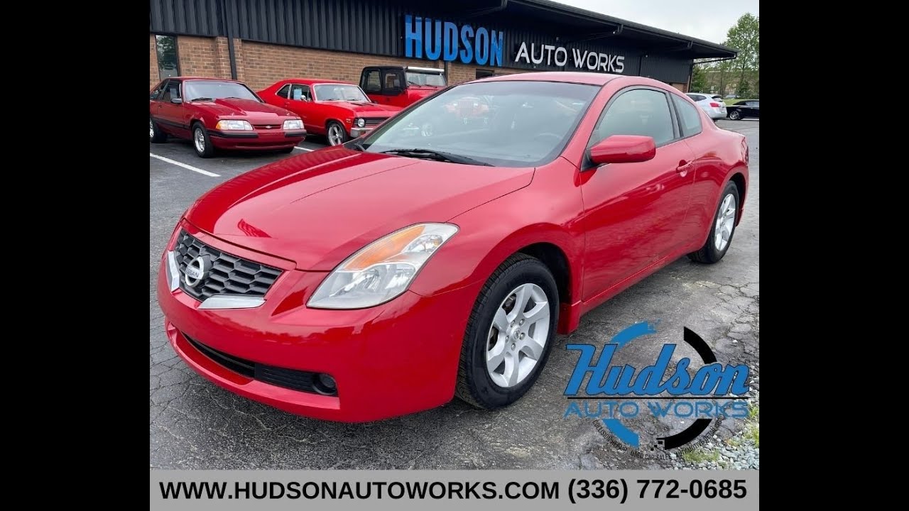 Red 2009 Nissan Altima S Coupe - SOLD!