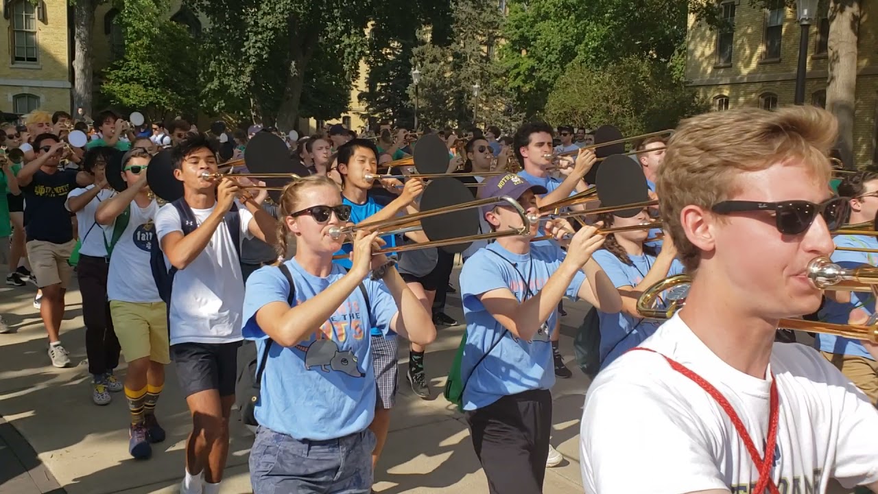 Notre Dame Band, Friday March-out, Toledo Weekend, September 10, 2021