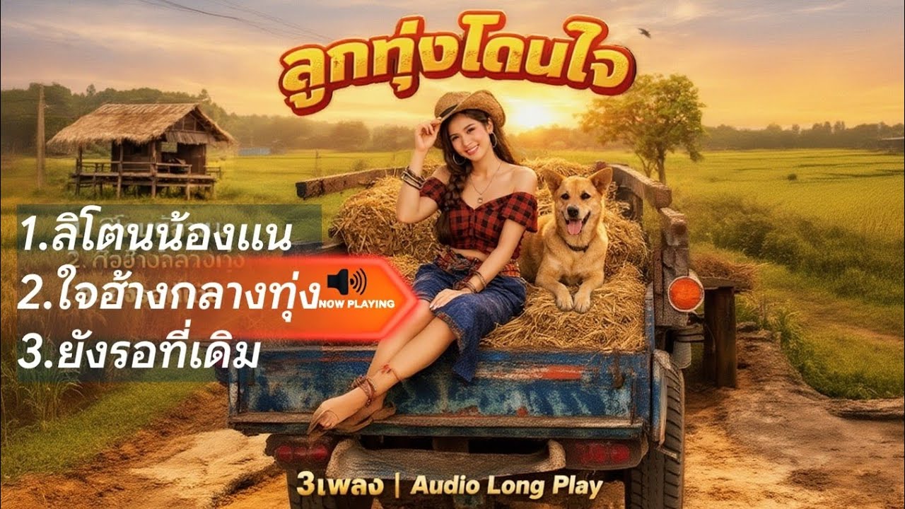 ลูกทุ่งโดนใจ | 3 เพลงฮิตกลางทุ่ง | Audio Long Play