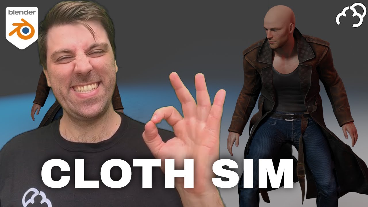 Blender Cloth Simulation Clothes Tutorial