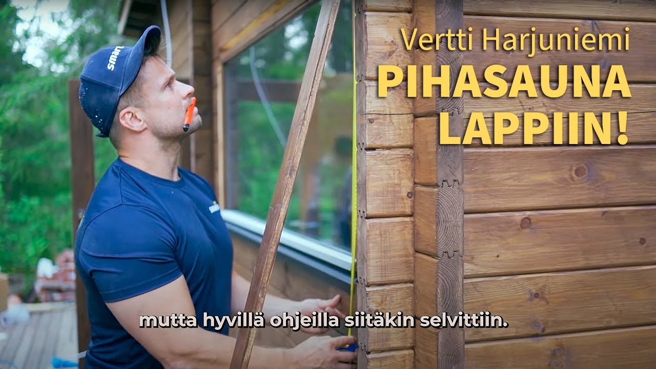 Vertti Harjuniemen Lapin pihasauna -projekti