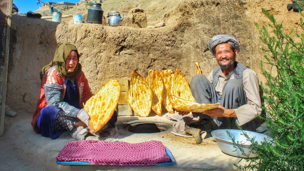 Afghan traditional bread recipe | Cave dwellers in 2024