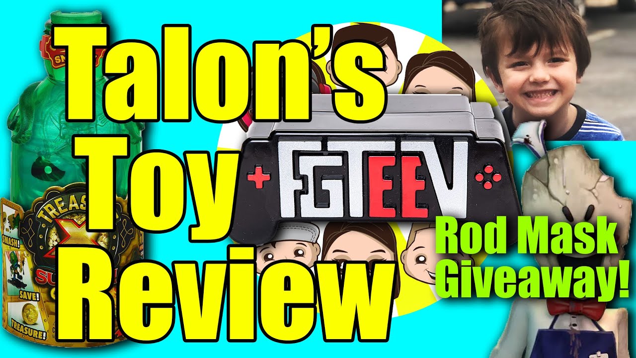 Talon and PaPa Toy Review - FGTeeV Controller Combo and Treasure X Sunken Gold Bottle Smash Review