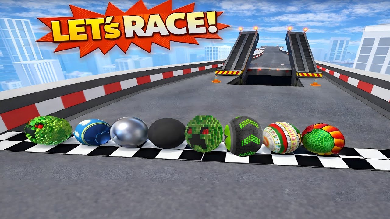 Ultimate Marble Race | Sky Track Challenge 110 #marblerace #ballrace