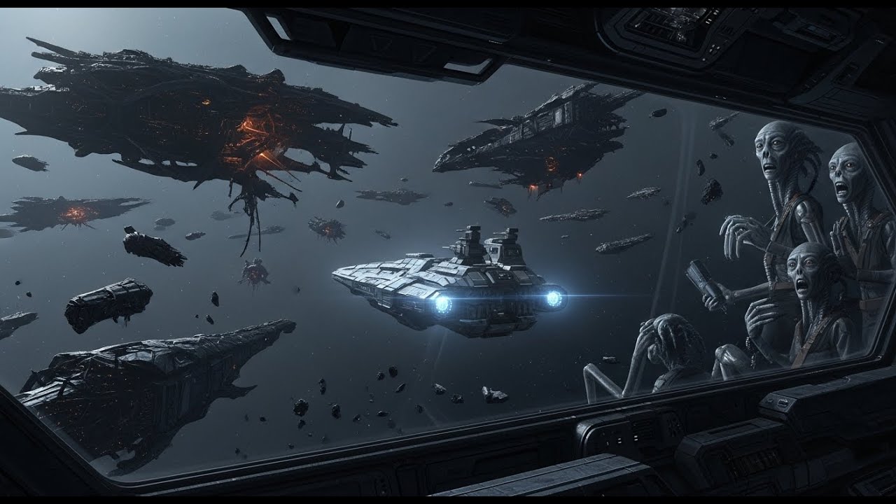 Humans Don’t Have Railguns the Alien Chortled, Until The Shockwave Alone Wiped Out Half Their Fleet.