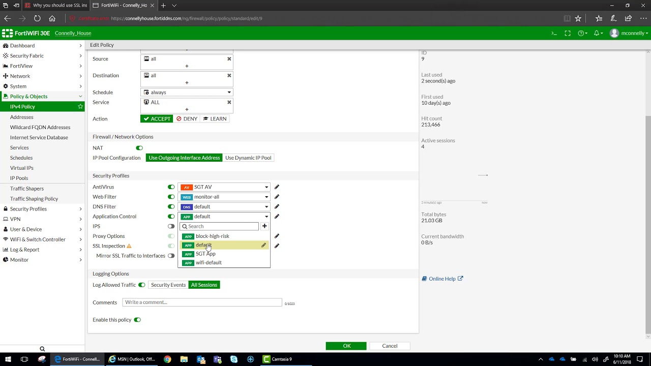 FortiGate 6.0: Understanding and Implementing Deep Packet Inspection