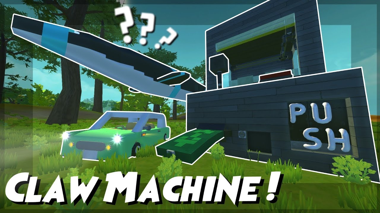 ARCADE CLAW MACHINE, FLYING MOSASAUR?!? and MORE! - Scrap Mechanic Viewer Creations!