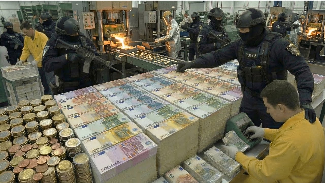 Inside Europe’s Currency Factory: How Euro Banknotes Are Produced (Full Process)