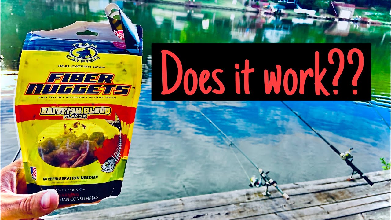 Ловля сома на вонючую приманку &mdash; работает ли она? | Team Catfish Fiber Nuggets |