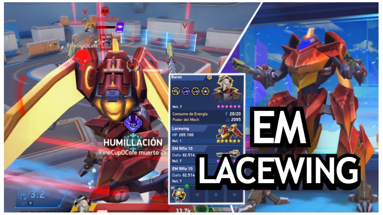 HACER LOGROS con LACEWING es SATISFACTORIO😌|Batallas CPC| Mech arena