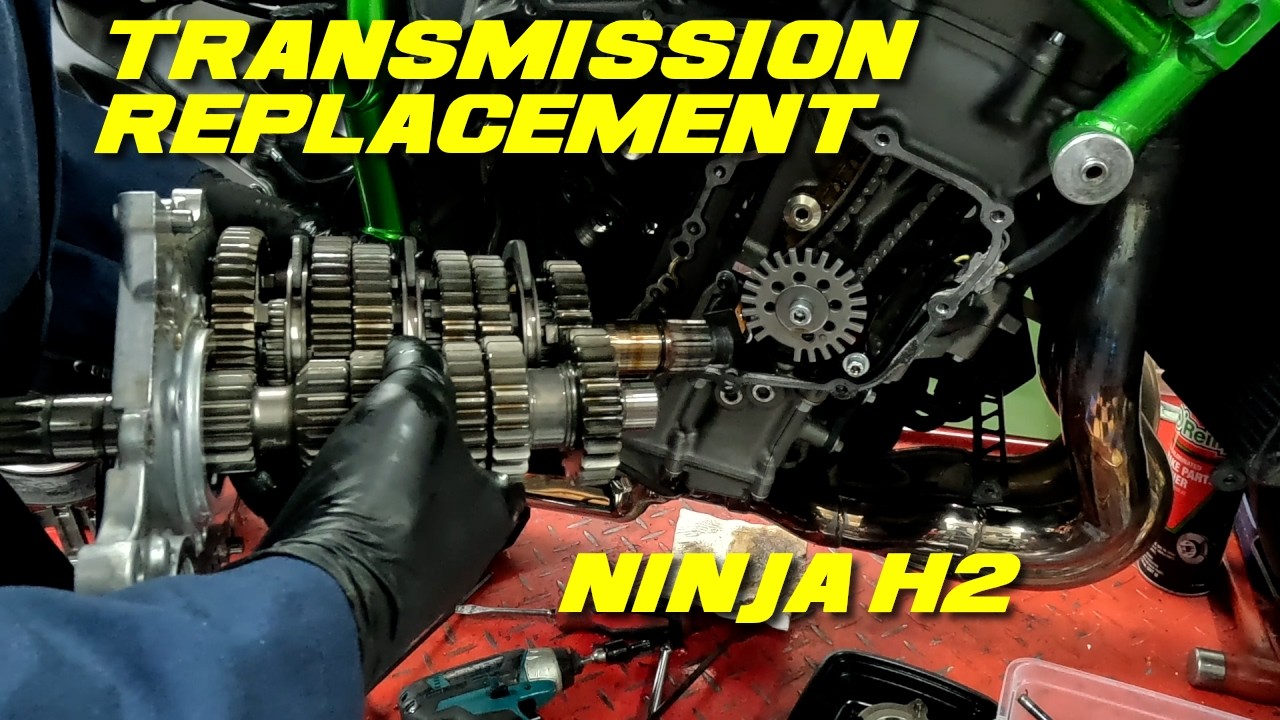 How I replaced my Kawasaki H2 Cassette Transmission!