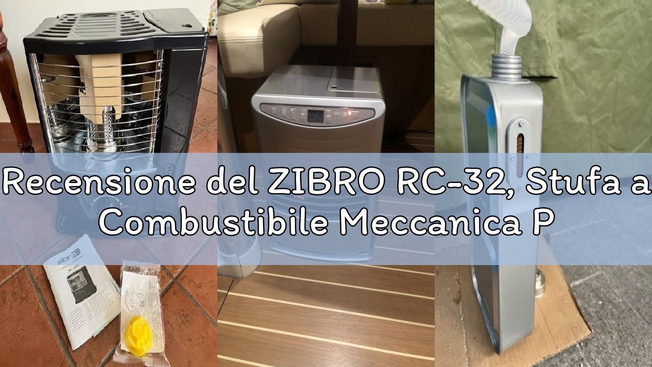 Recensione del ZIBRO RC-32, Stufa a Combustibile Meccanica Portatile, Eccellenza Giapponese, Riscald