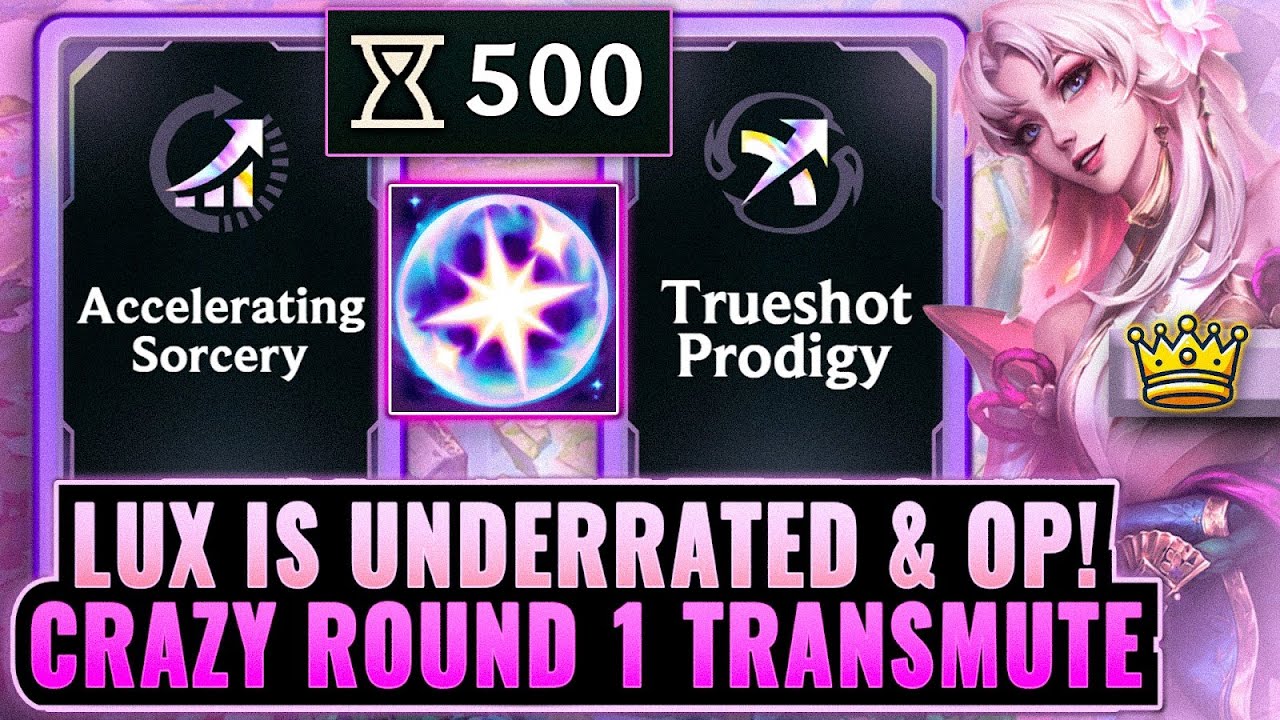Unfair Round 1 Highroll: 500 Haste 6 Second Ult CD Overpowered Lux | League Arena Gameplay
