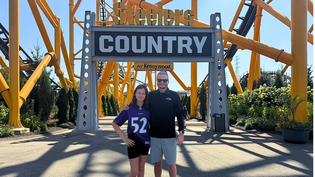 Kennywood - FIRST TIME Riding Steel Curtain! | Full POVs |