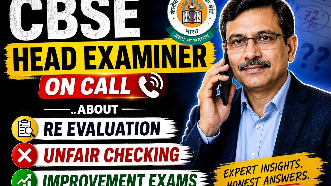 CBSE HEAD EXAMINER ON CALL ABOUT OSM Checking, re evaluation, improvement #cbse#cbseclass12