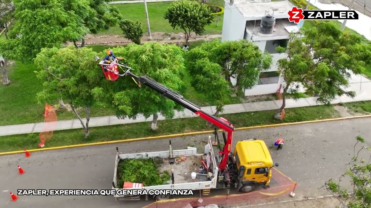 ZAPLER y PALFINGER Eficiencia comprobada: así trabajan nuestras grúas en el norte del Perú