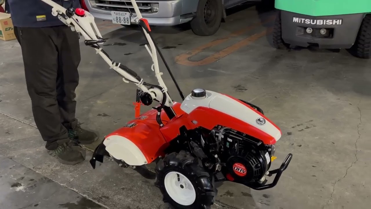 クボタ Kubota 耕運機 管理機 【農用トラクター 歩行型】 菜ビ TRS300　簡易動作確認動画【工具一番館東静岡店　買取/販売】