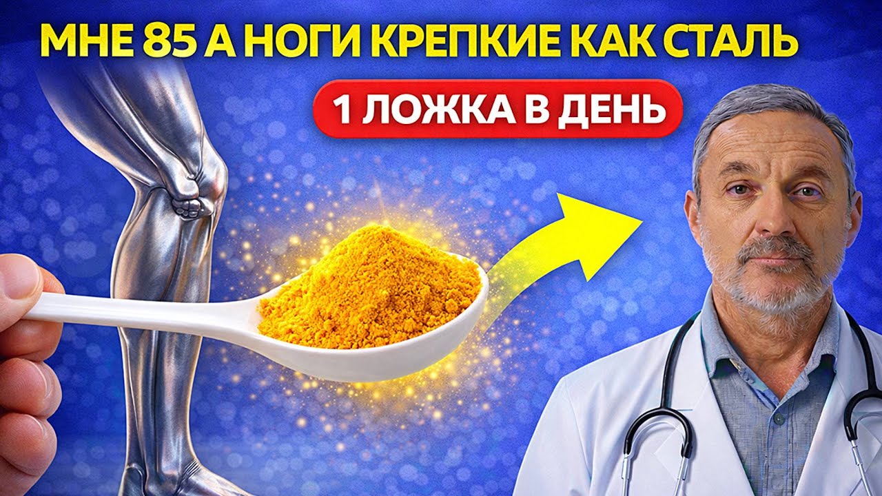 Мне 85, а ноги крепкие как сталь: Всего 1 ложка в день творит чудеса