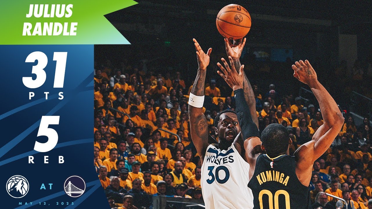 Julius Randle Scores PLAYOFF CAREER-HIGH 31 Points Against Warriors | 05.12.25