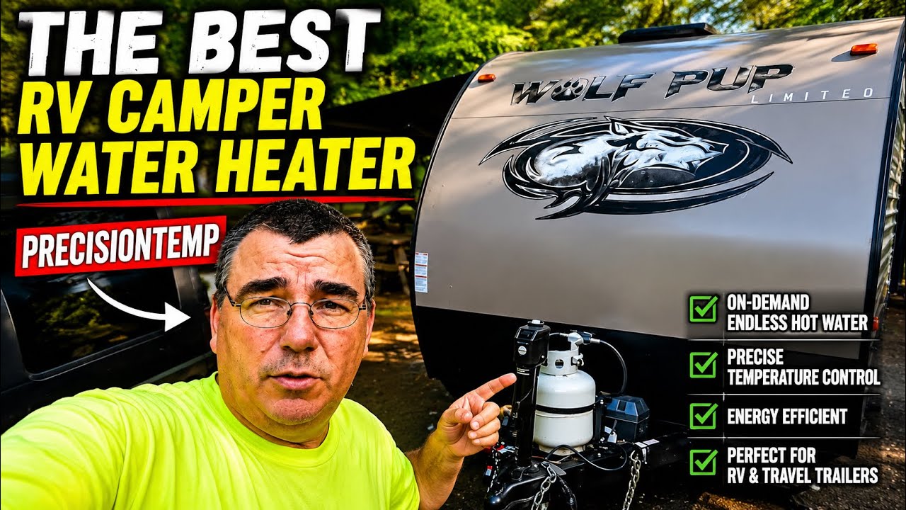 The best RV Camper Travel Trailer water heater PrecisionTemp