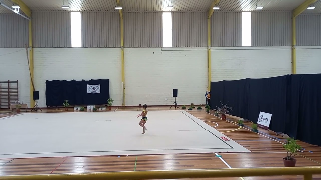 1a Competição ginástica rítmica movimentos livres Catarina 13 Março 2022 Costa Caparica