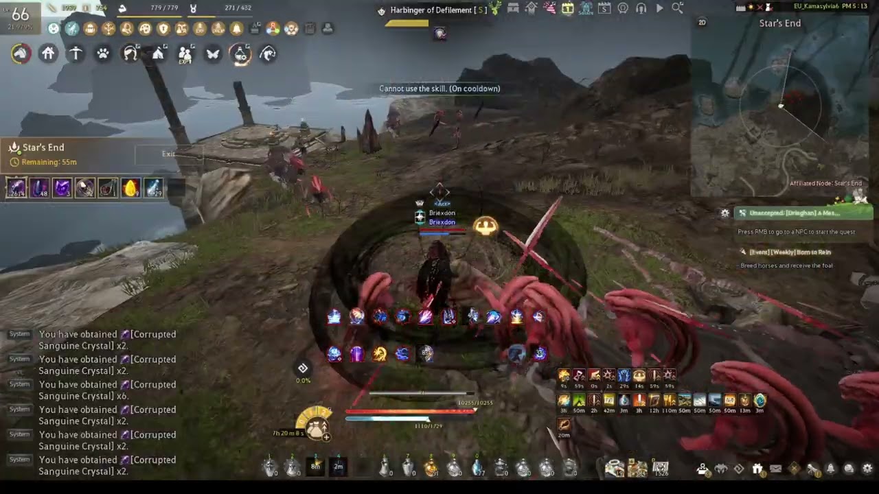 BDO - Sage Succession - Stars End After Buffs - 16k/h . - LvL 2, no agris. (4 bosses)