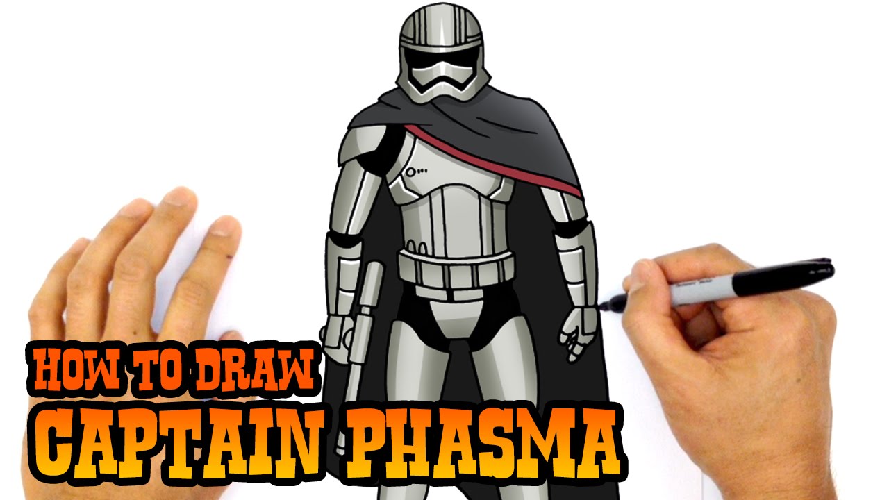 How to Draw Star Wars | Captain Phasma