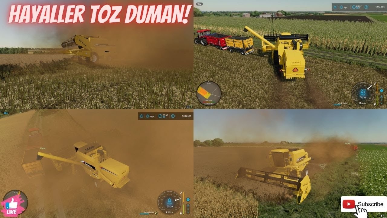 KANOLA VERİMLERİ İYİ (GERİDÖNÜYORUZ)#keşfet #keşfetbeniöneçıkar #fs22 #türkmods #case #newholland