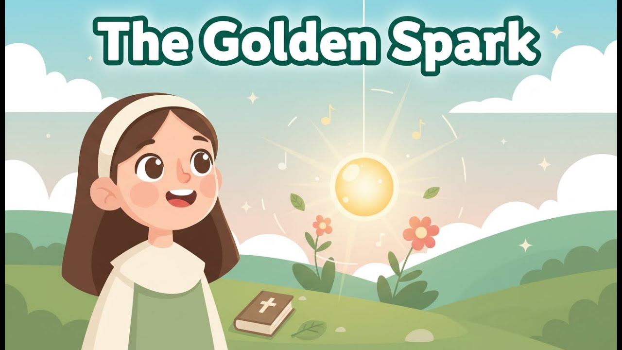 The Golden Spark: Saint Hildegard’s Wonder-Filled Journey for Kids