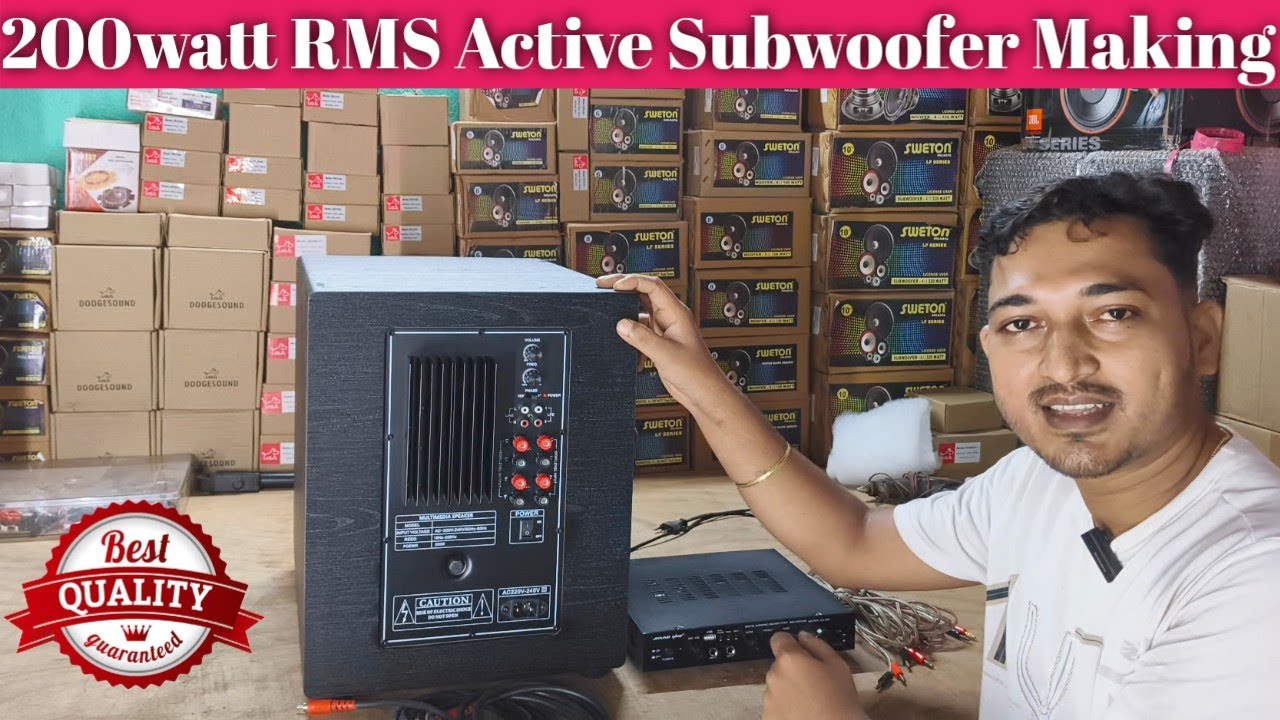Active subwoofer making