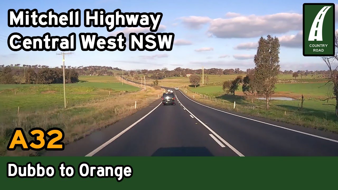 Driving from Dubbo to Orange on the Mitchell Hwy [4K] - Central West and Orana NSW