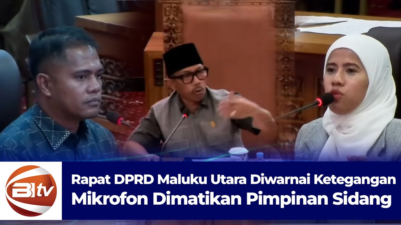 Panas di Paripurna! Pimpinan DPRD Malut Matikan Mikrofon, Anggota Dewan Walkout