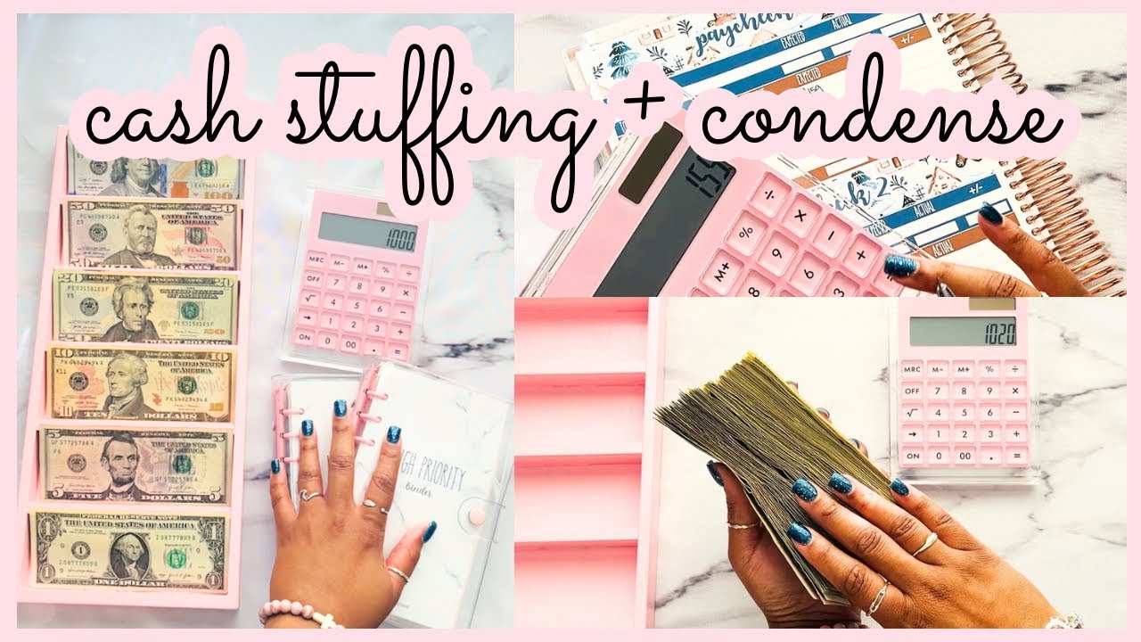 FIRST CASH STUFFING OF 2026 + CASH CONDENSE | $1,000 Paycheck Cash Stuffing | SAVINGS CHALLENGES