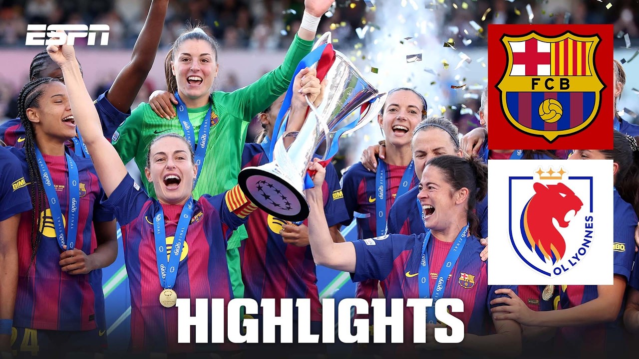 Barcelona SMASH OL Lyonnes to win the UWCL final 🏆 | UEFA Women&rsquo;s Champions League Highlights