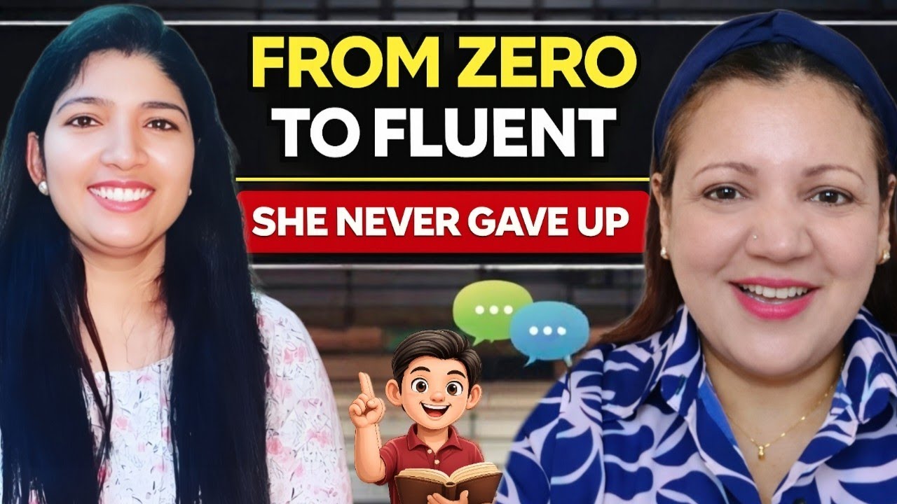 From Zero To Fluent In English 🗣️ She Never Gave Up 🗣️‎⁨@EnglishCornerByMansi⁩  