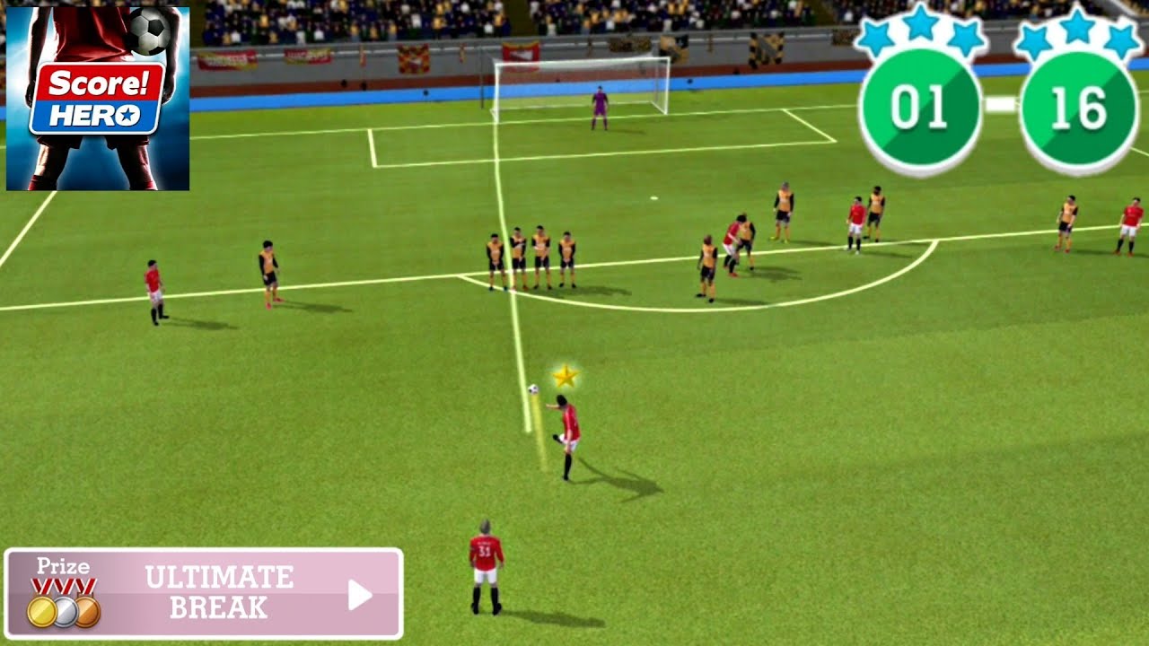 Score! Hero - ULTIMATE BREAK - Walkthrough - Level 1-16 - 3 Stars