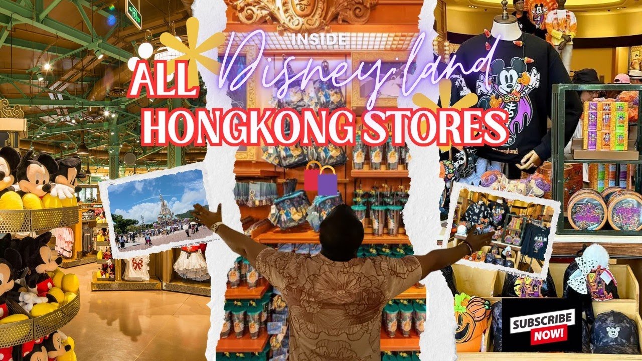 I Explored EVERY Merchandise Shop in Hong Kong Disneyland 🛍️ | Complete Walking Tour 🇭🇰