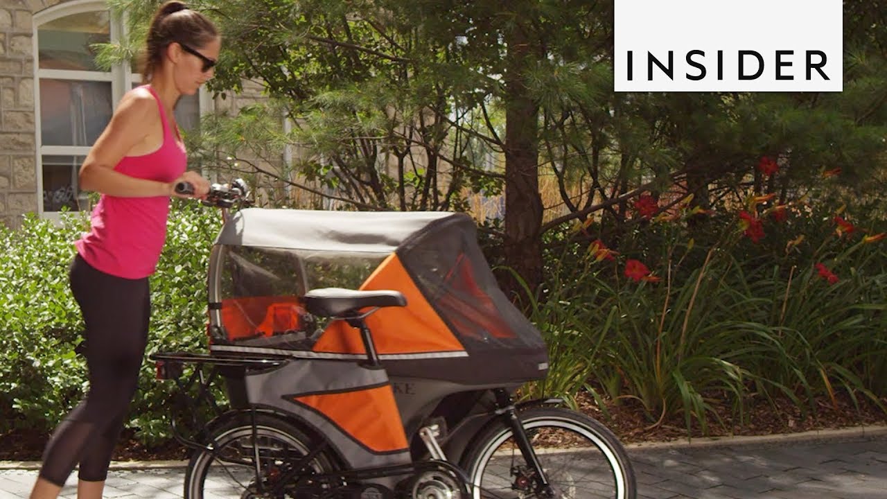 This Bike Turns into a Stroller