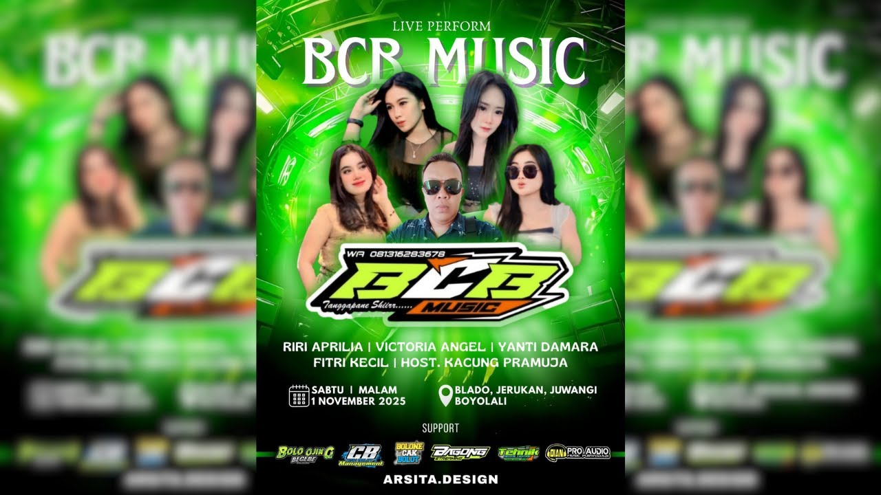 🔴#LIVE BCB MUSIC - WEDDING PARTY - DIAN PRO AUDIO - TEHNIK LIGHTING - JUWANGI - 1 NOVEMBER 2025