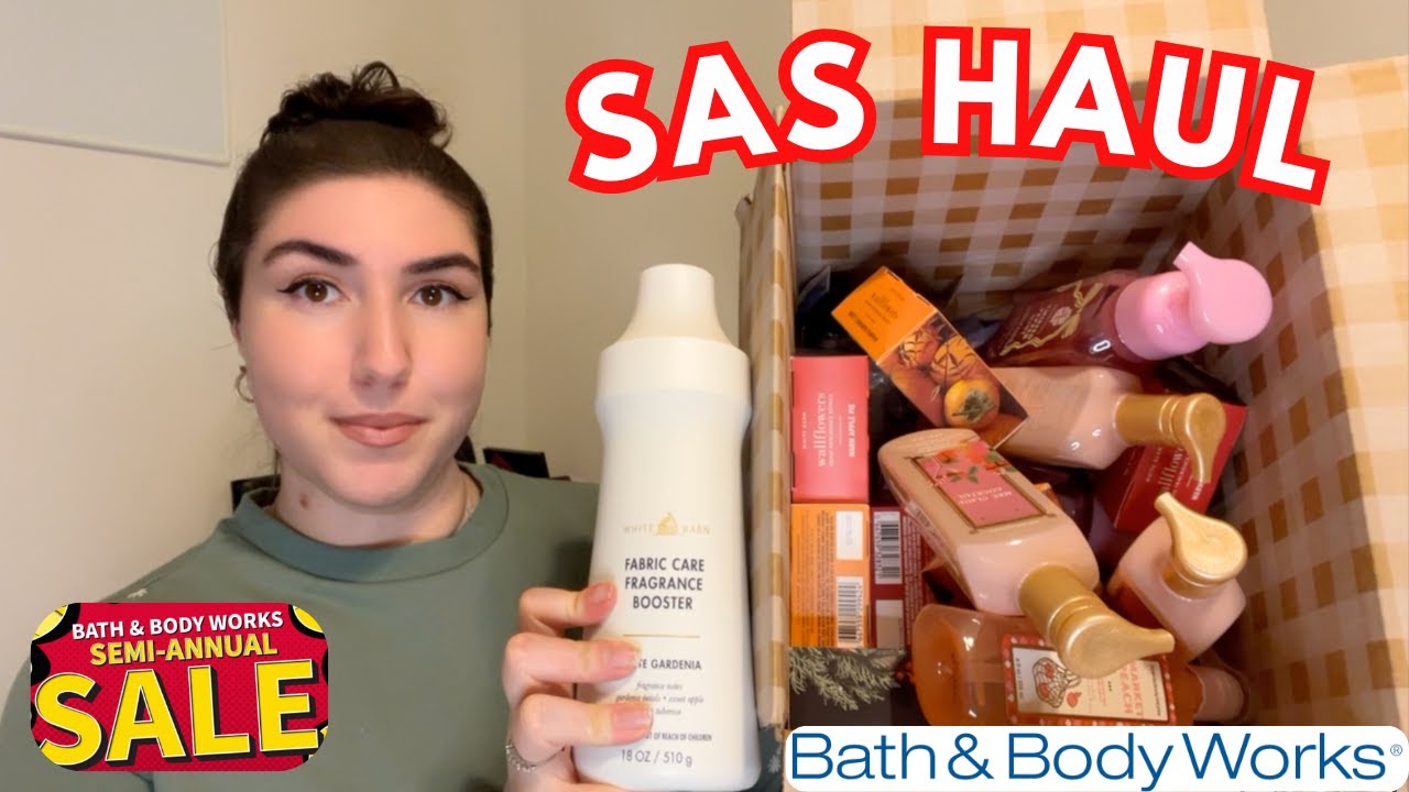 Bath & Body Works SAS haul! 75% off + 20% coupon