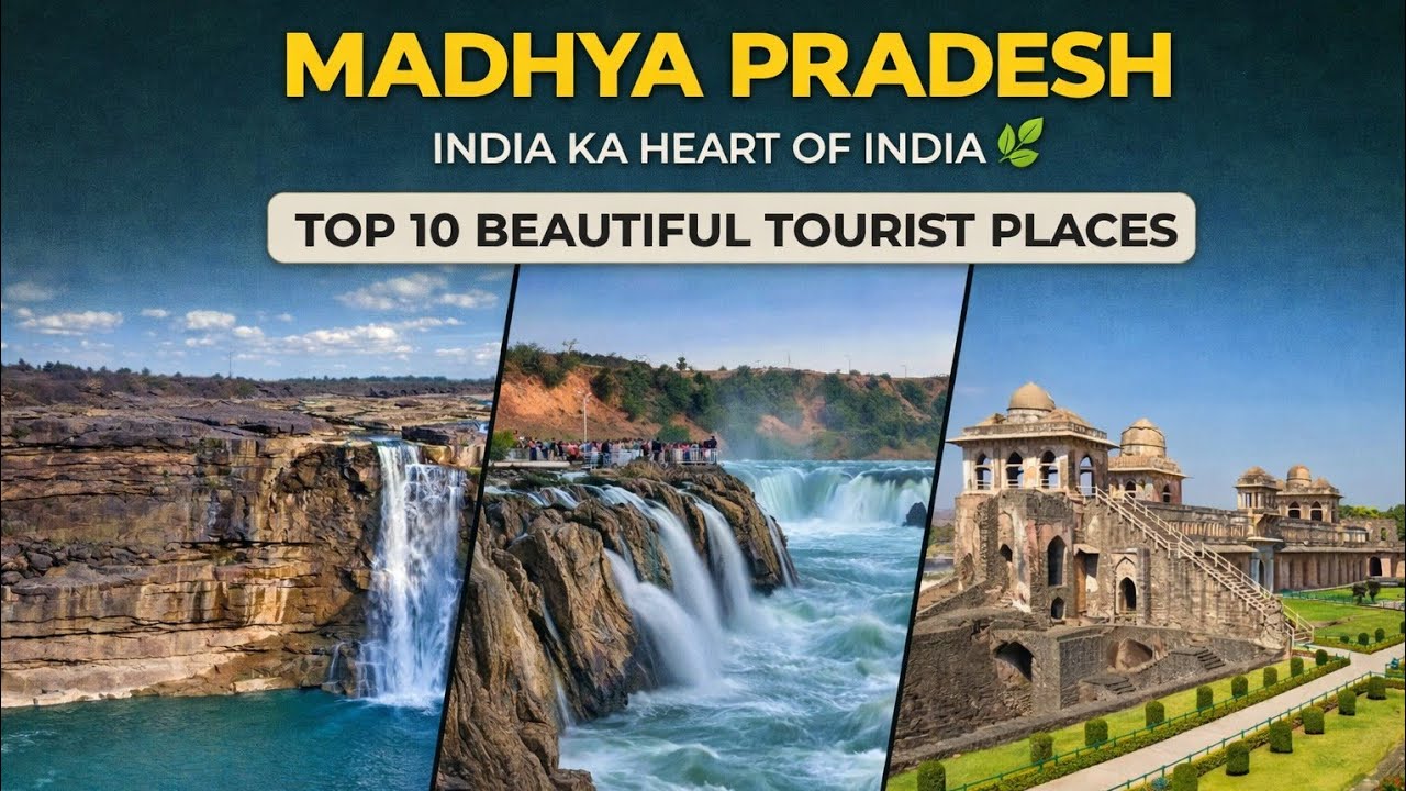 Top 10 Beautiful Places to Visit in Madhya Pradesh | MP Travel Guide | Heart of India Tourism