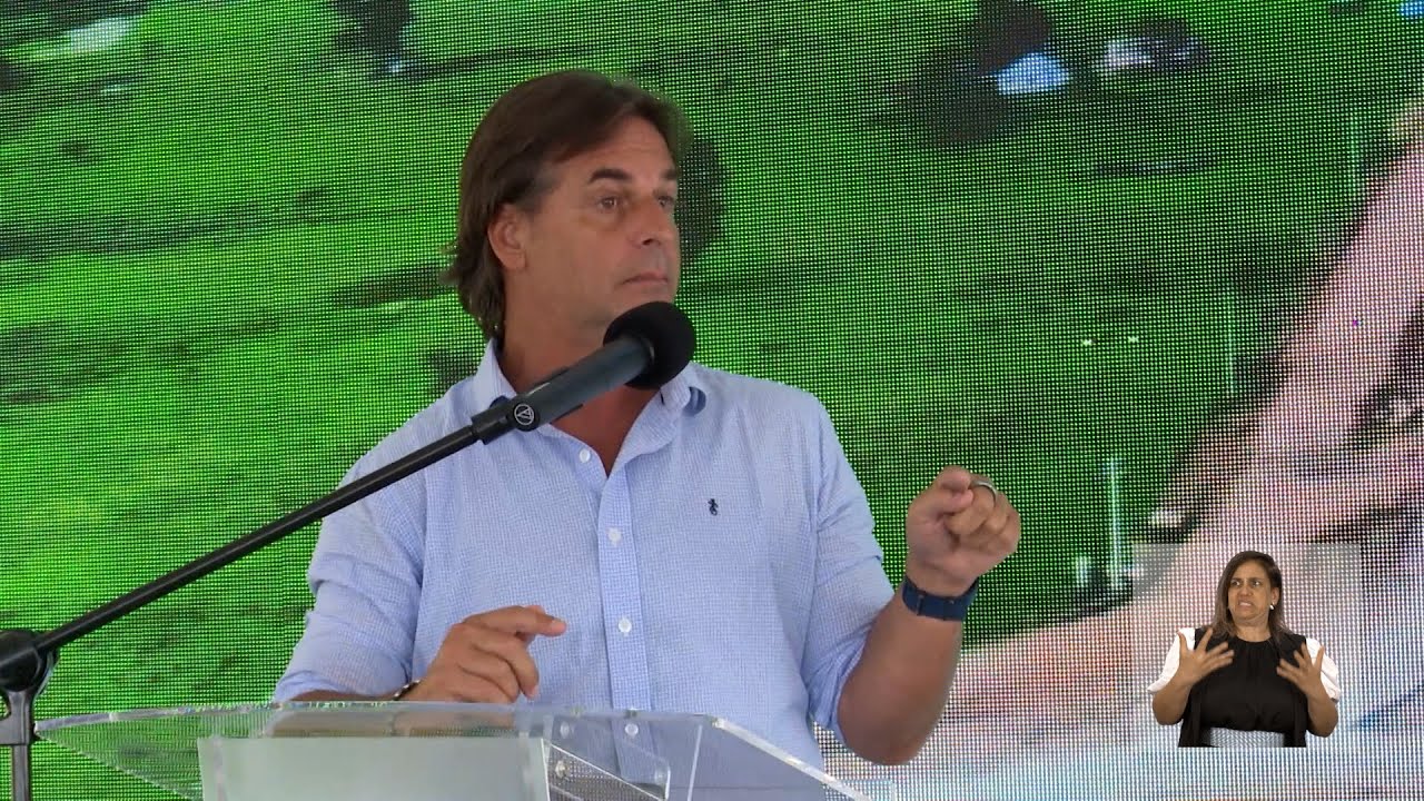 Palabras del presidente de la República, Luis Lacalle Pou