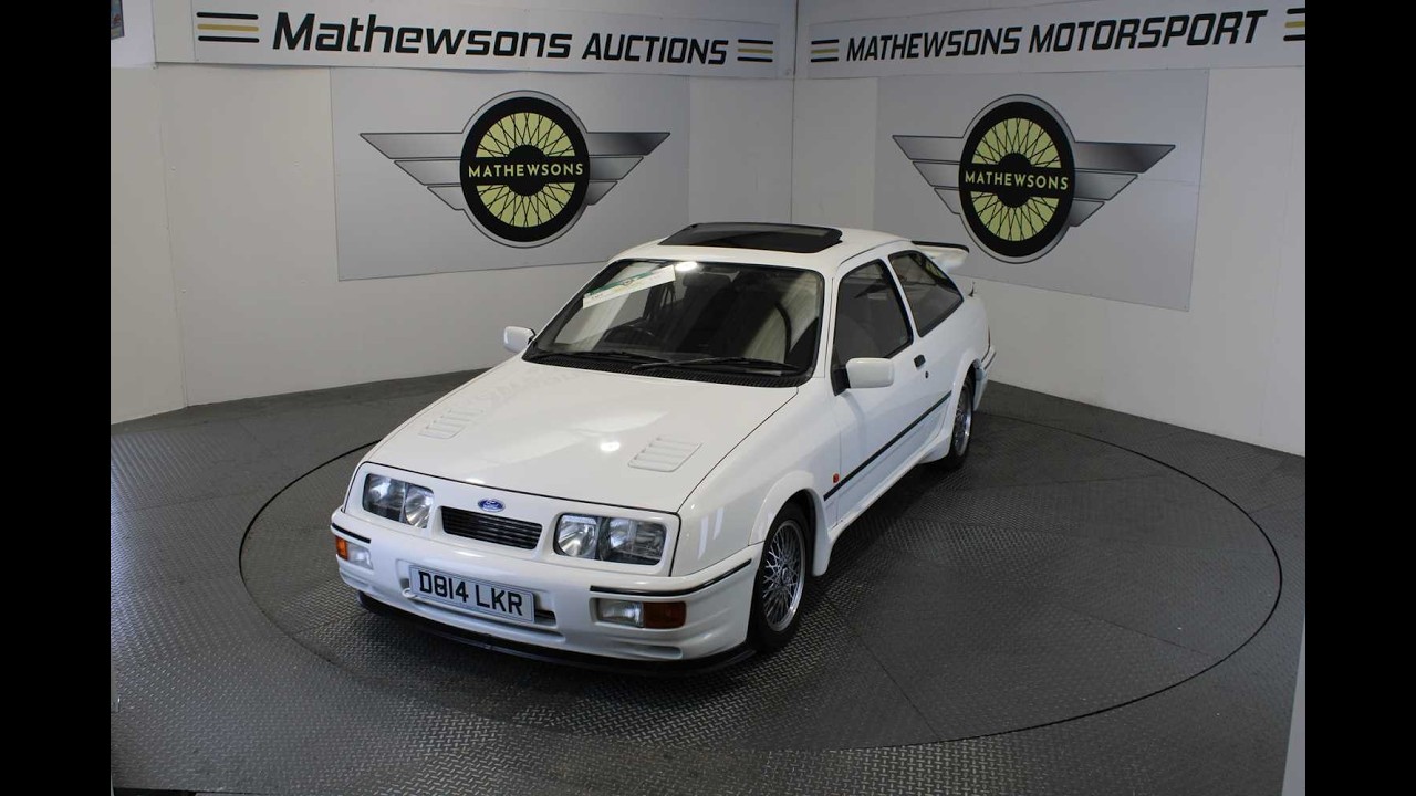 1986 FORD SIERRA RS COSWORTH | Mathewsons Classic Cars | Аукцион: 23, 24 и 25 сентября 2026 г.