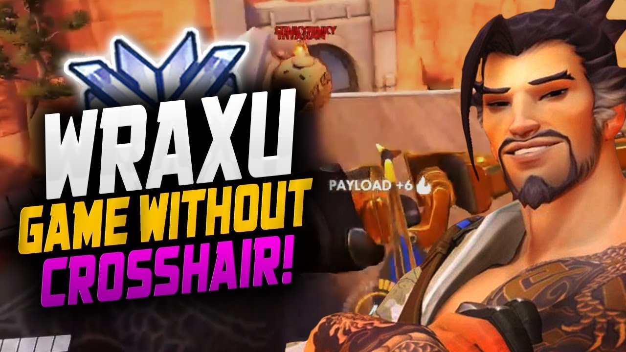 Wraxu Game Without Crosshair! Insane Hanzo! [ OVERWATCH SEASON 14 TOP 500 ]