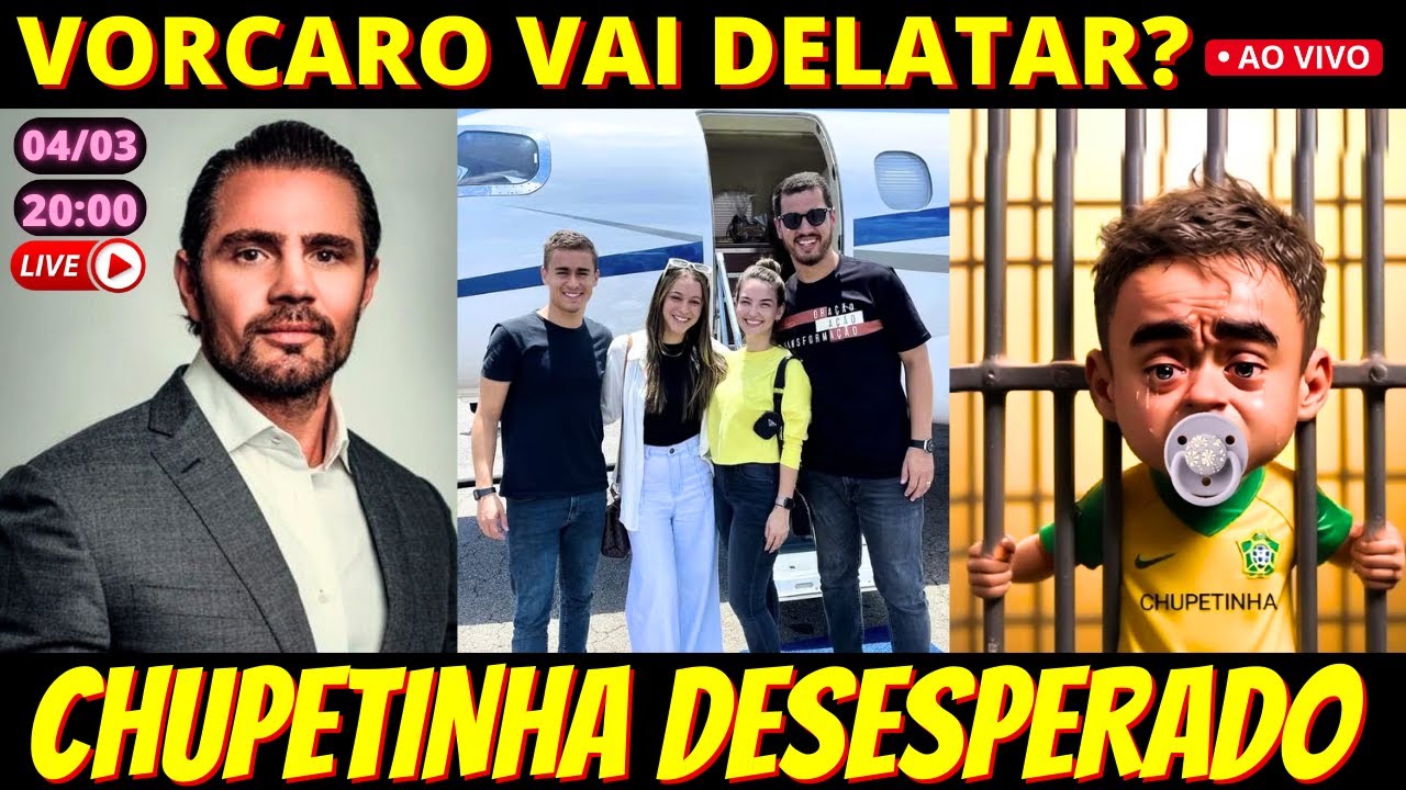 🔴 20h Vorcaro vai delatar? Nikolas Chupetinha desesperado