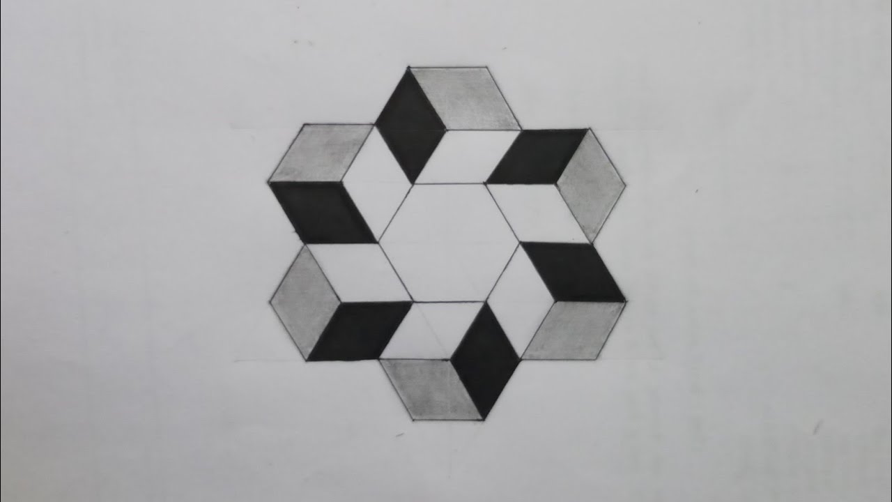 geometric pattern || Tranding Geometry art ideas - Draw like pro in minutes !!